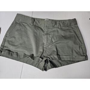 Gap Green Chino City Shorts Womens Size 8